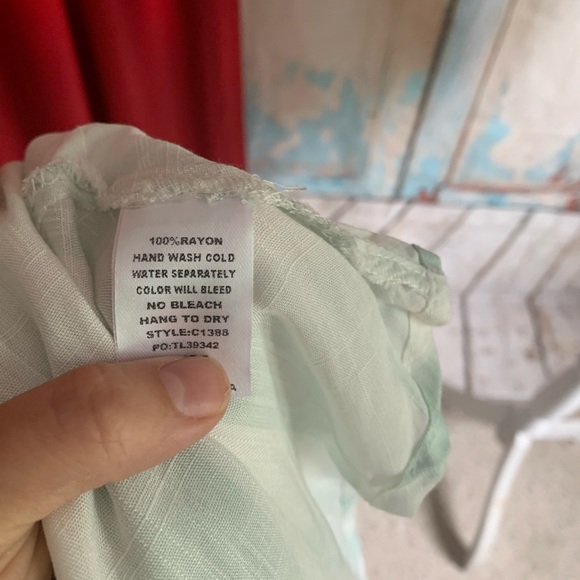 Striped wrap dress / cover up - Picture 3 of 3